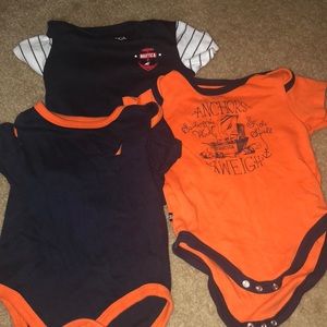 3 nautical onesies